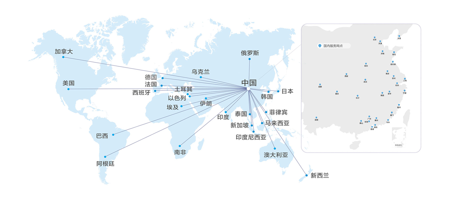 About us map